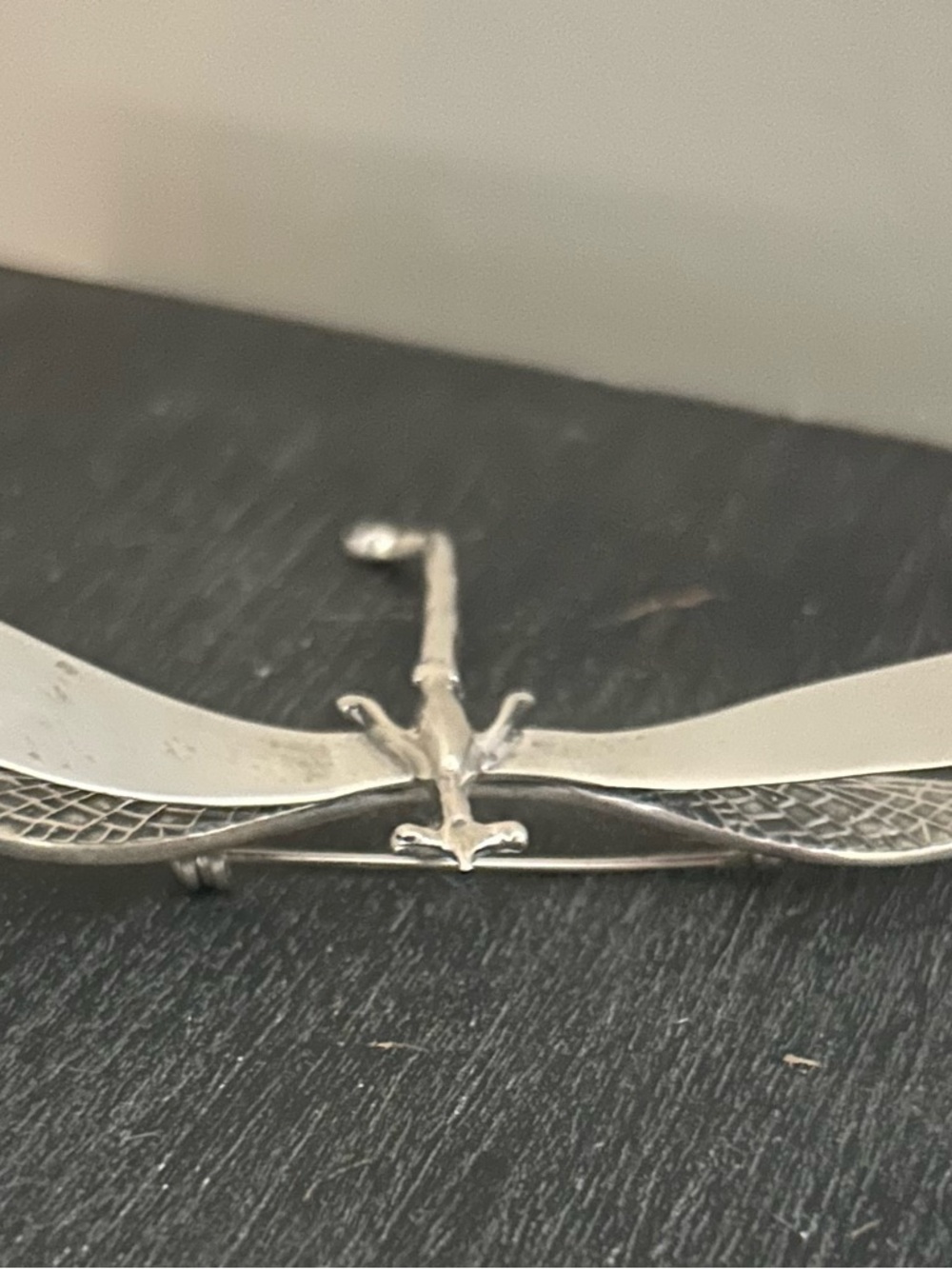 Large Sterling Insect Brooch - Picture 12 of 15